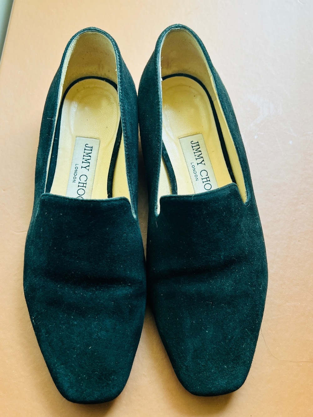 JIMMY CHOO JAIDA SUEDE LOAFERS 34 1/2 (fits 5)